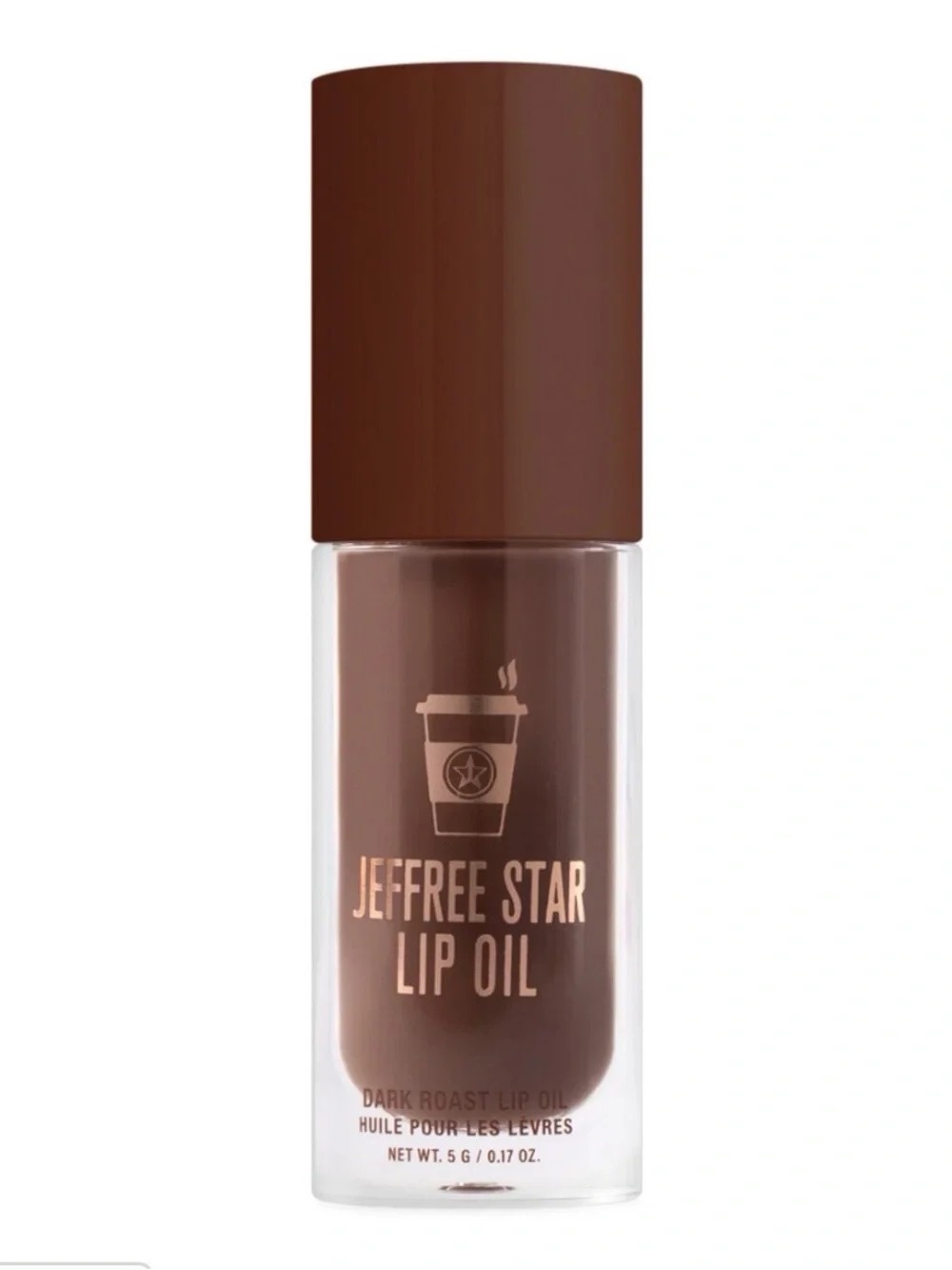 Jeffree Star Skin Dark Roast Brown Lip Oil Stimulates Collagen Production Plumps